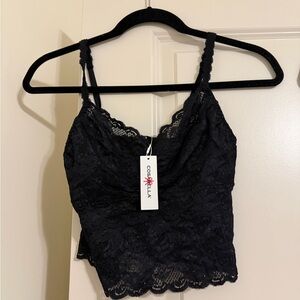 Cosabella Black Lace Camisole Top
